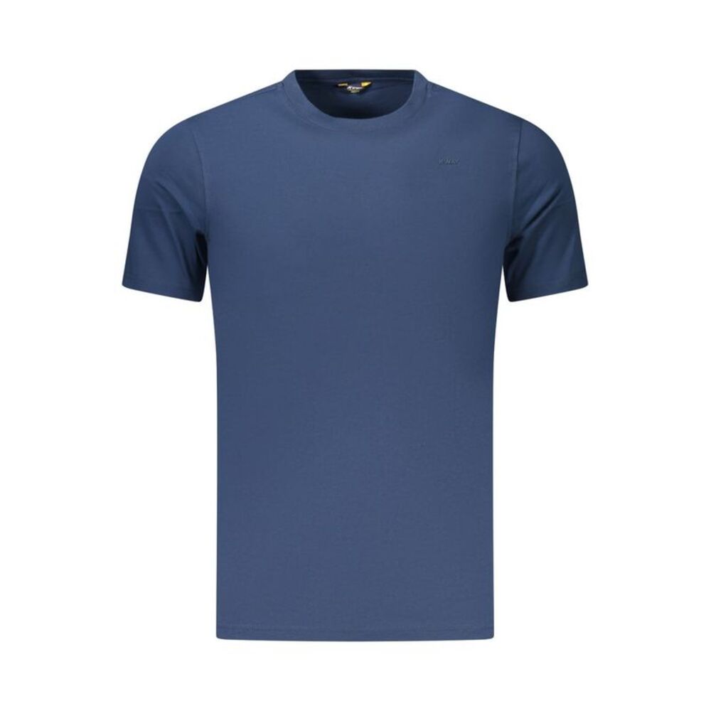 K-WAY Blue Cotton Men's Men's T-Shirt